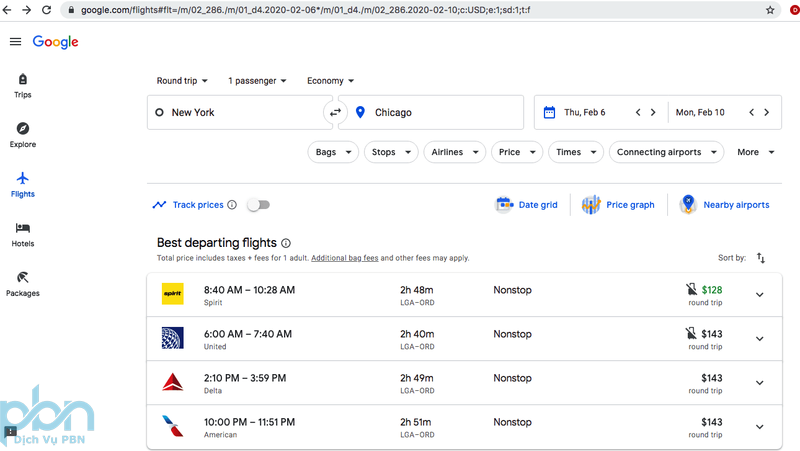google flight la gi 02 - Google Flight là gì? Tìm hiểu về tính năng của Google Flight